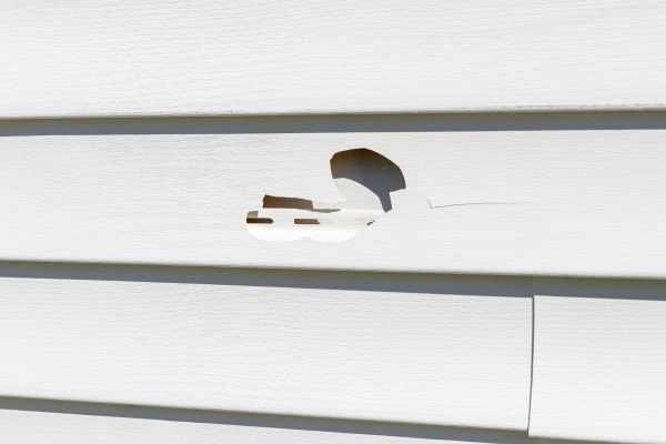 Cost of White Vinyl Siding Repair in Ellicott City
